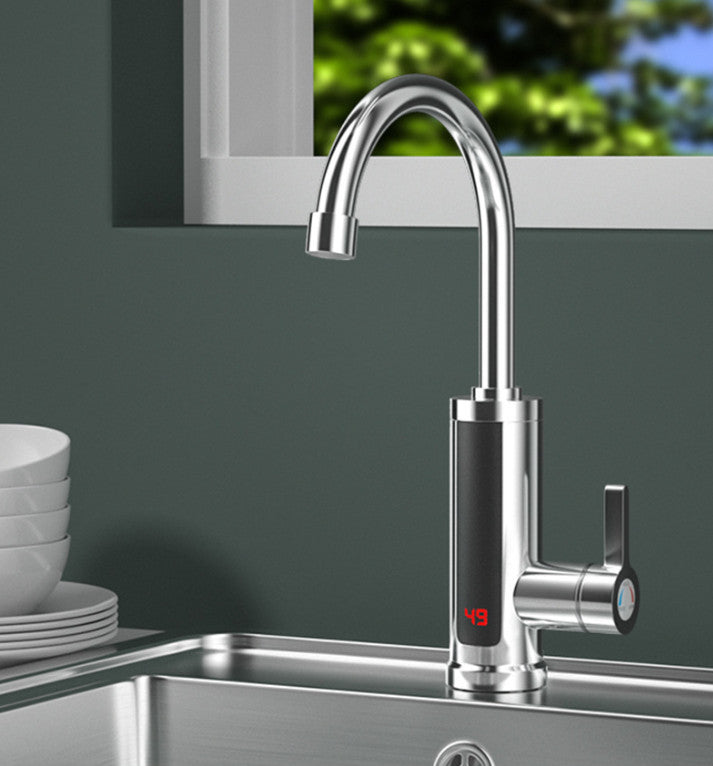 Electric Heating Tap Kitchen Bathroom Fast Instant Hot Water Heater Faucet UK