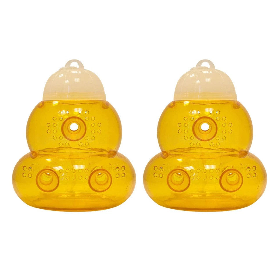 2 X Wasp Trap Hanging Garden Wasp Bee Trap Catcher Hornet