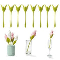 8/12/20Pcs Bloom Napkin Holders For Table Plastic Twist Flower Serviette Decor