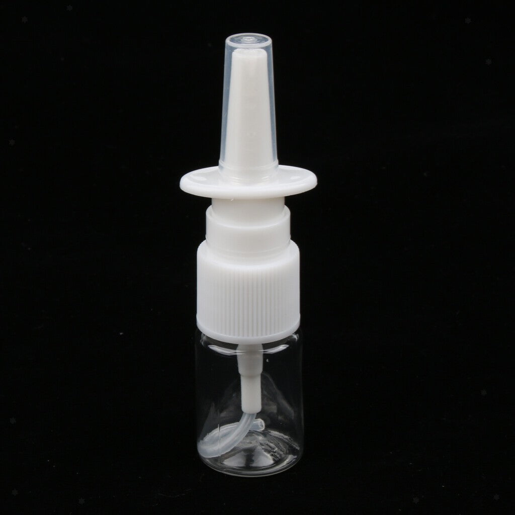 100Pcs 5ml Mini Empty Nasal Spray Bottle Clear Travel Containers for Cosmetic