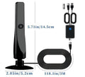 Wavemax Indoor TV Antenna Booster Signal Amplifier Fit Smart TV UK Household