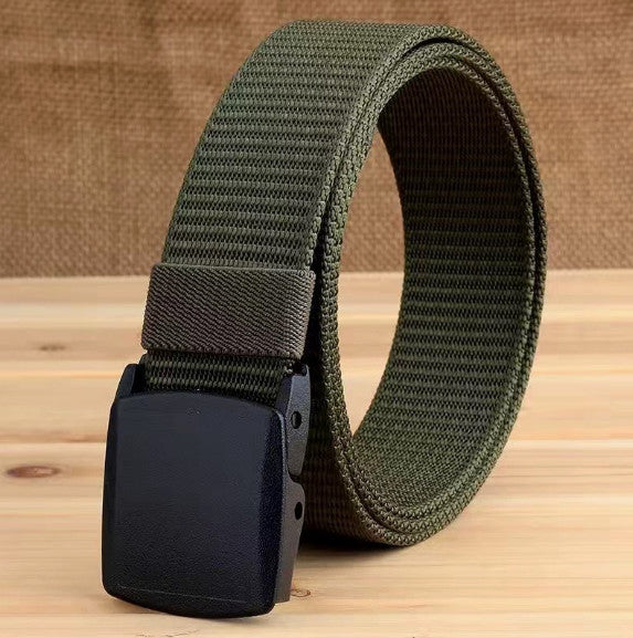 Quick Release Work Belt Tactical Men Army Webbing Nylon Military Waistbelt UK
