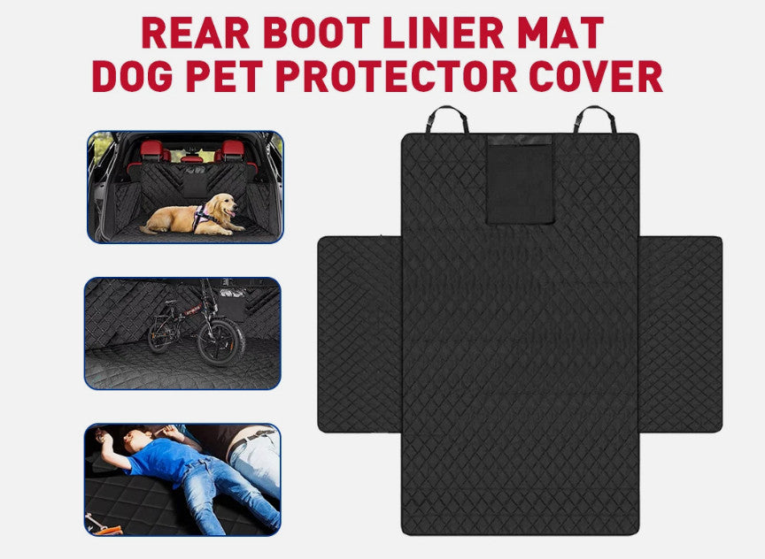 Universal Heavy Duty Car Rear Boot Liner Mat Dog Pet Protector Cover Waterproof