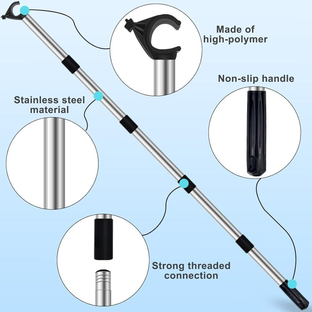 2M Window Pole Opener Compatible with Velux GGL & GGU Skylight Roof Windows UK