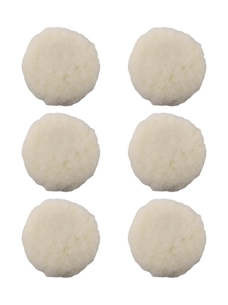 Buffing Pads Lambs Wool Pad Polisher Pad Polishing Polishing Polisher 6Pcs