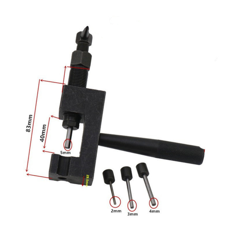 Replacement Separating Riveting Tool Professional Motor Chain Rivet Remover Kit
