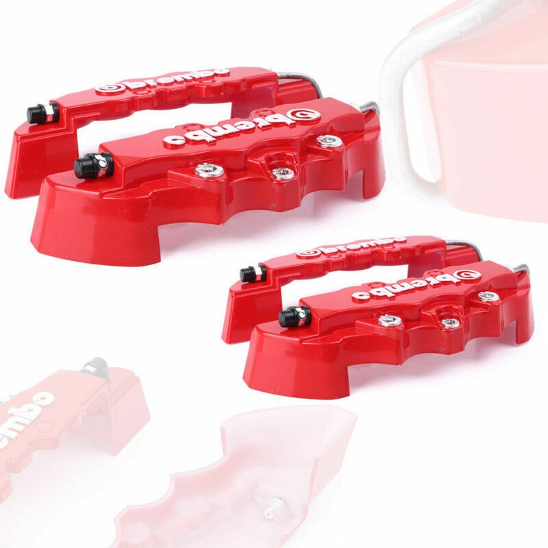 4PCS Car Brake Caliper Covers 3D Style Front Rear Disc Brake Accessories