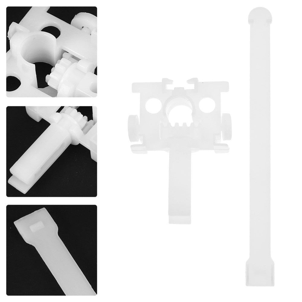 12 Sets Blinds Accessories Parts Vertical Slats Fixer Tabs Headrail Track