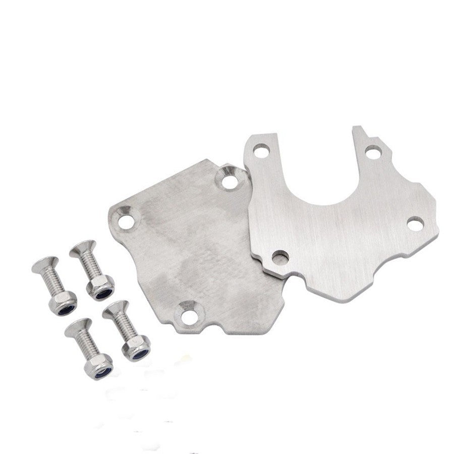 Stainless Motorcycle Side Kickstand Stand Foot Mount Extender Pad Universal New