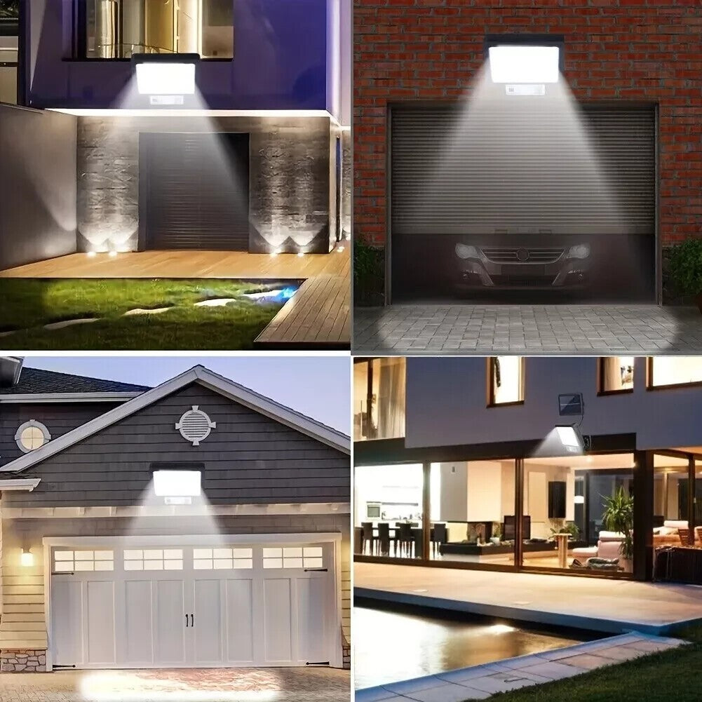 Solar Power LED Wall Light Security Outdoor Garden Flood Lamp PIR Motion Sensor