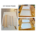 New 3 Sizes DIY Wooden Photo Frames Kit For Canvas Painting Art Stretcher Strip