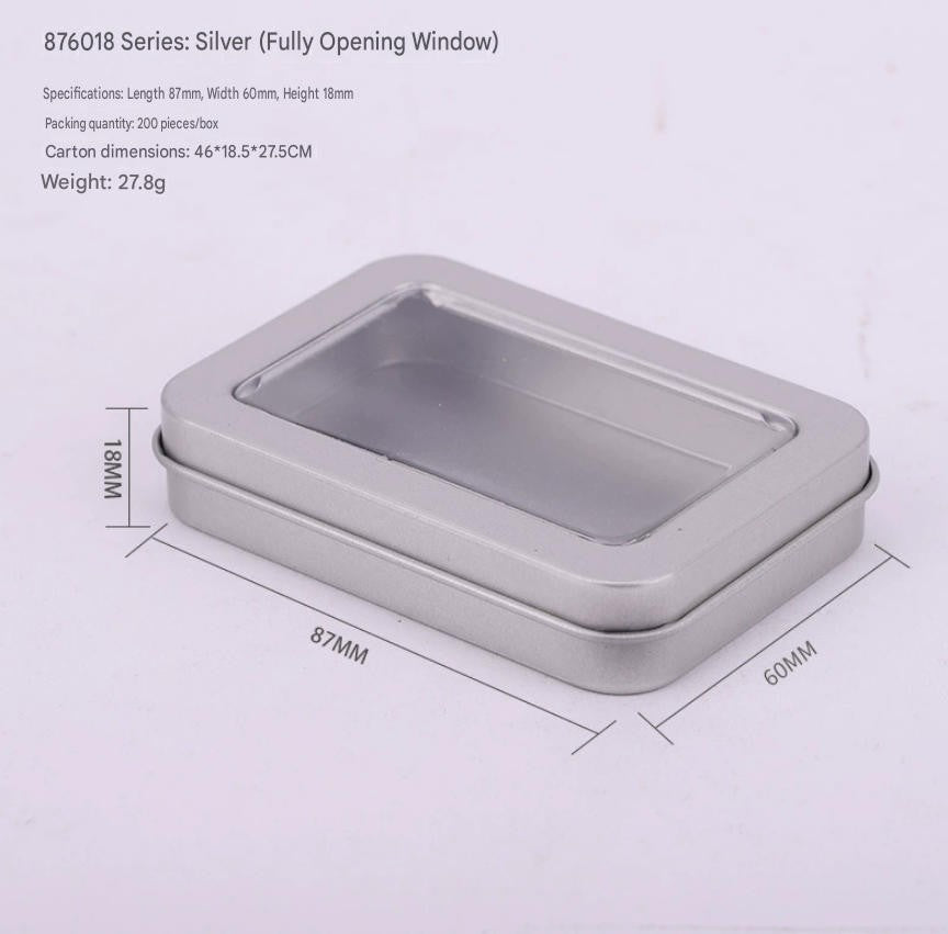 4 Pcs Gaming Card Storage Case Playing Box Game Holder Boxes for Trading