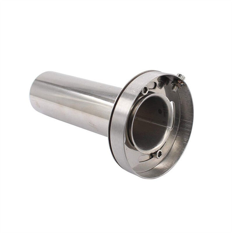 3.5'' Stainless Exhaust Muffler Tip Adjustable Removable Silencer Universal
