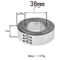 Metal Exercise Lock Male Ball Stretcher Weight Ring Ball Stretchering Weight