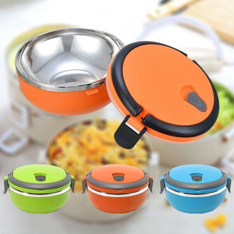 Storage Trave Hot Food Flask Thermos Vacuum Lunch Box Warmer Food Container