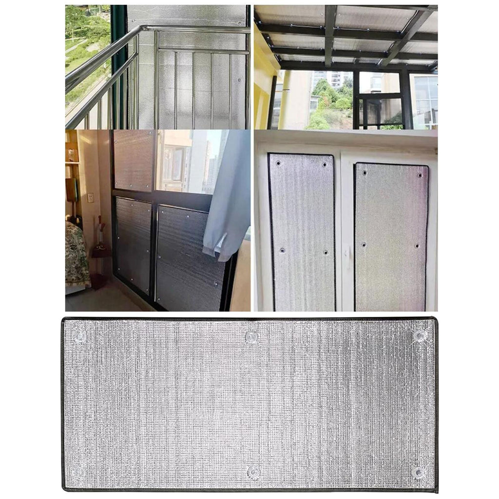 Blackout Window Film Aluminum Foil Insulation Film Heat Reflective Glass Privacy