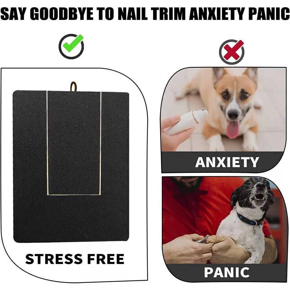 File Double Sided Mat Scratch Board Pet Nail Care Grind Nails Dog Scratch Pad UK