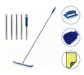 Multifunctional Pool Cleaning Kit - Net Skimmer & 173cm Connectable Brush
