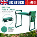 FOLDING PORTABLE KNEE PAD GARDEN KNEELER FOAM CHAIR SEAT PADDED STOOL FREE BAG