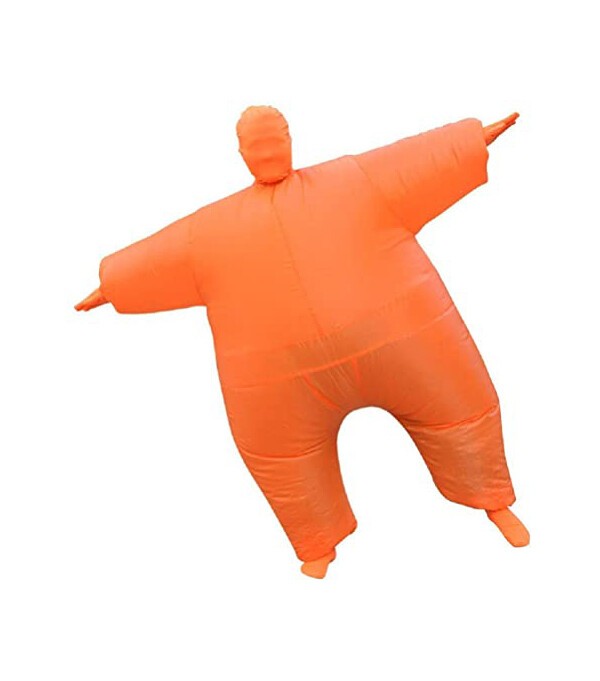 Adult Inflatable Suit Fat Suit Costume Fat Chub Sumo Blow Up Fancy Dress Costume