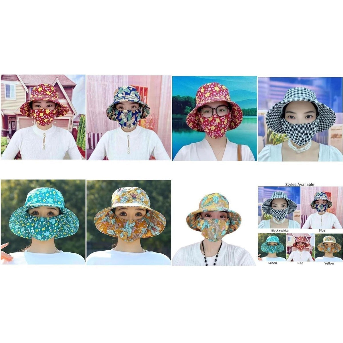 Adjustable Sunscreen Hat for Cycling and Outdoor Activities Fashionable Style