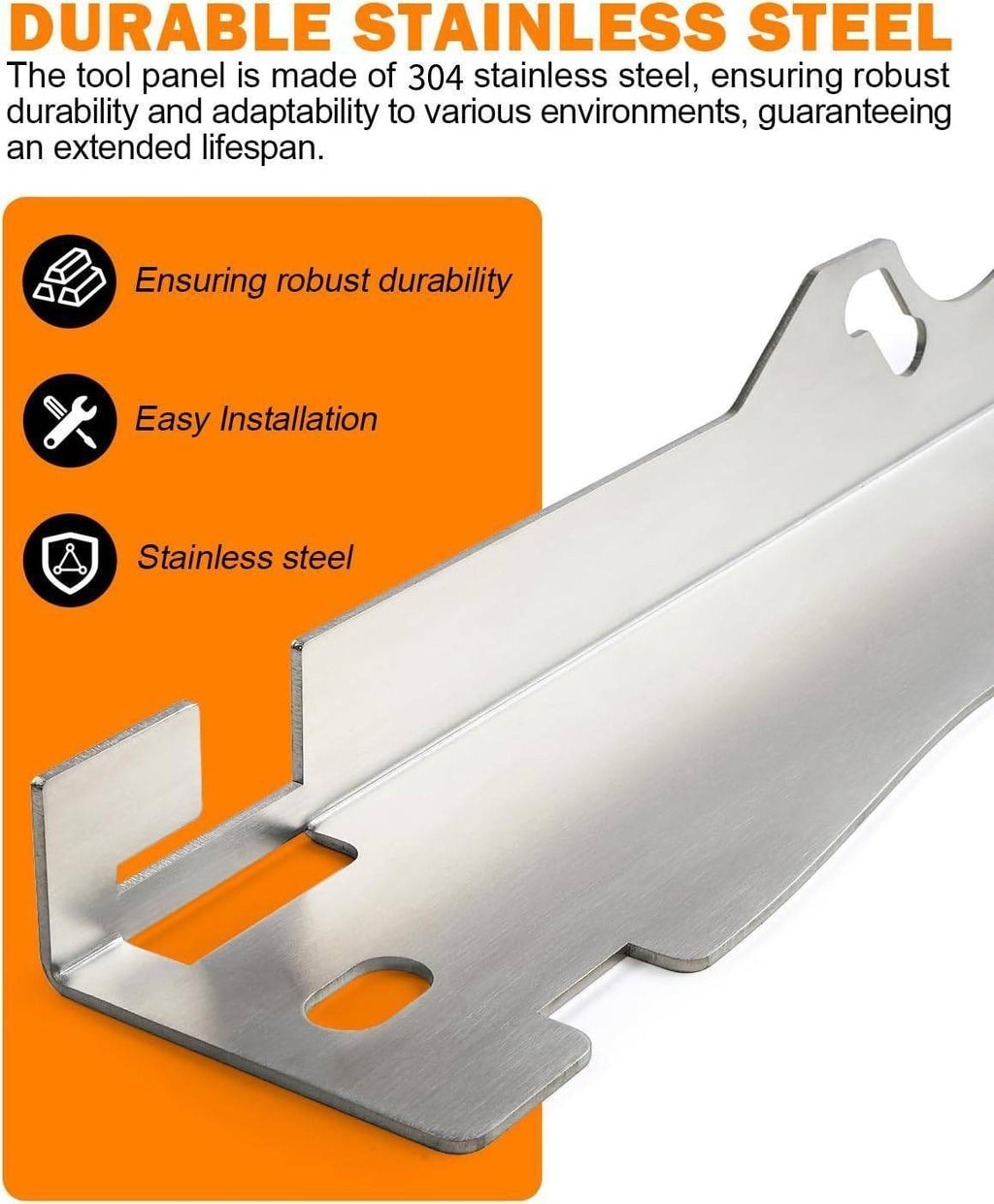 2Pcs DIY Upgraded Toe Wheel Alignment Tool Plate Kit with Measuring Tapes Silver