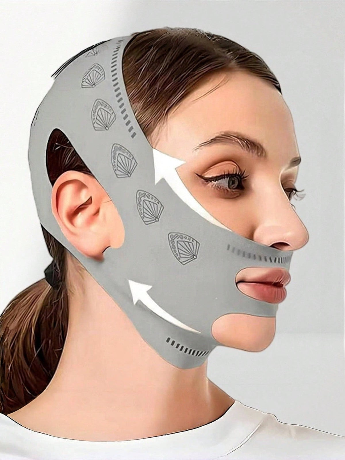 Face Lifting Strap Chin Left Double Chin Cheek Reducer Slim V-Line Face Mask