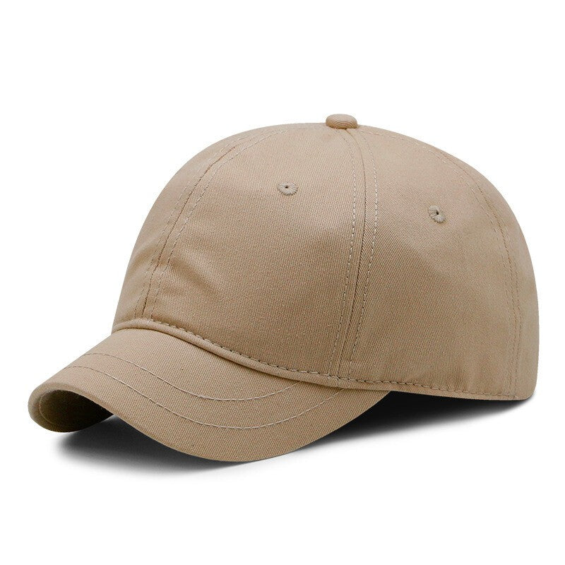 Unisex Baseball Cap Cotton Short Brim Sun Hat Adjustable Summer Sport Casual