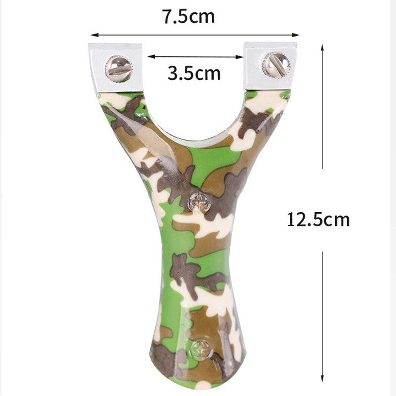 Camo Slingbow Hunting Slingshot Catapult Archery Flat Rubber Band Shooting Bow
