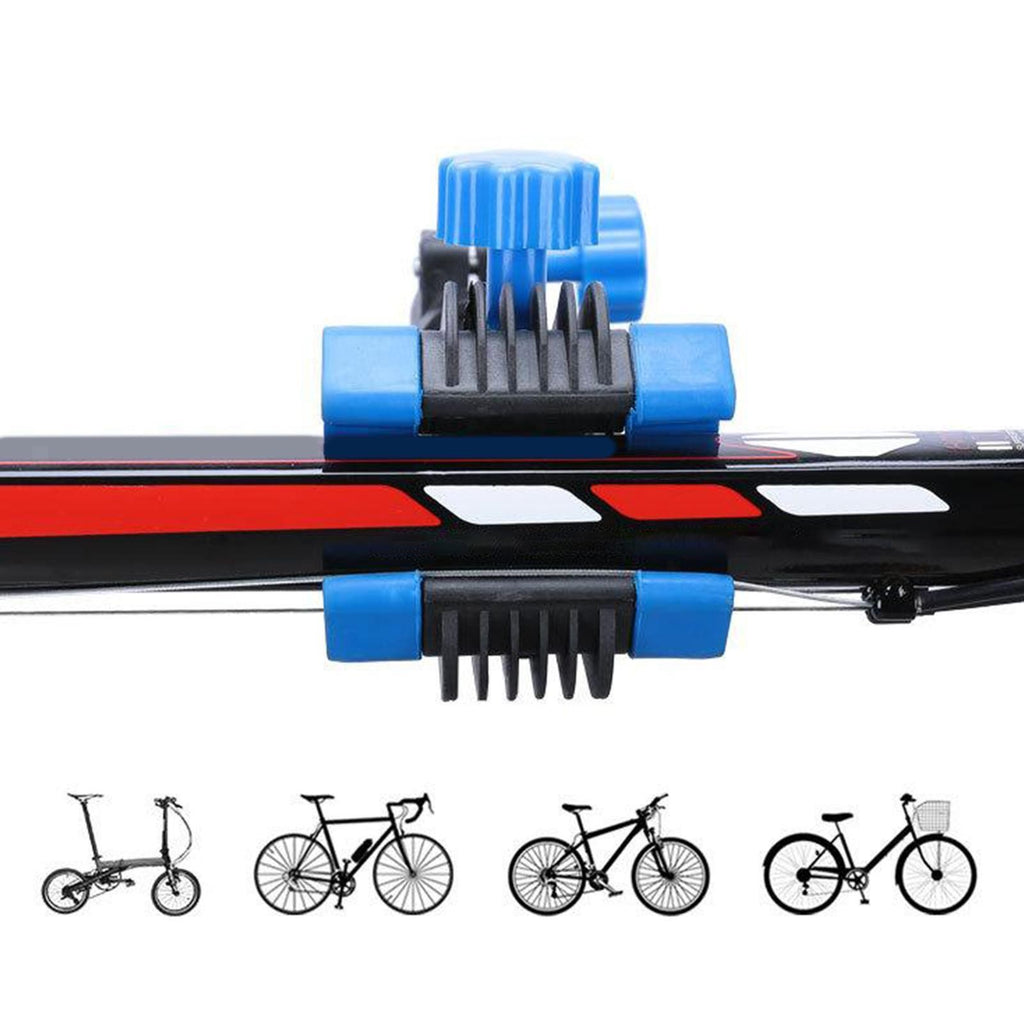 Folding Bike Repair Stand Clamp, Wall Mount Rack Holder,