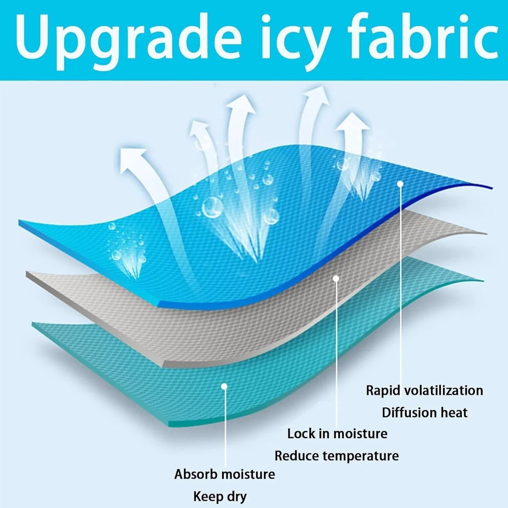 8 Pack Cooling Towels for Sports Gym Workout Quick Dry Sweat Absorbent Ice Towel