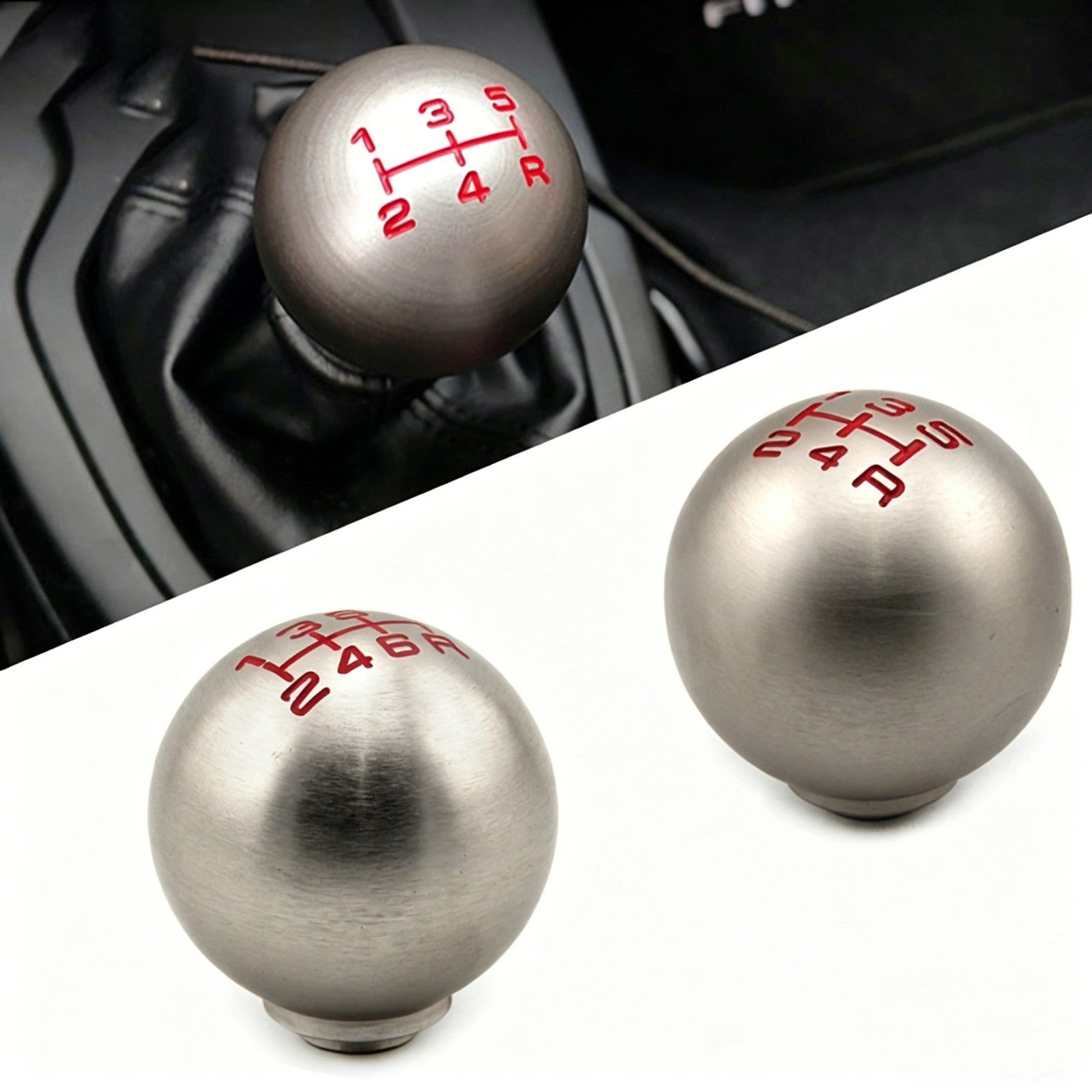 5/6Speed For Honda Civic Fit  M10 Titanium Aluminum Alloy Manual Gear Shift Knob