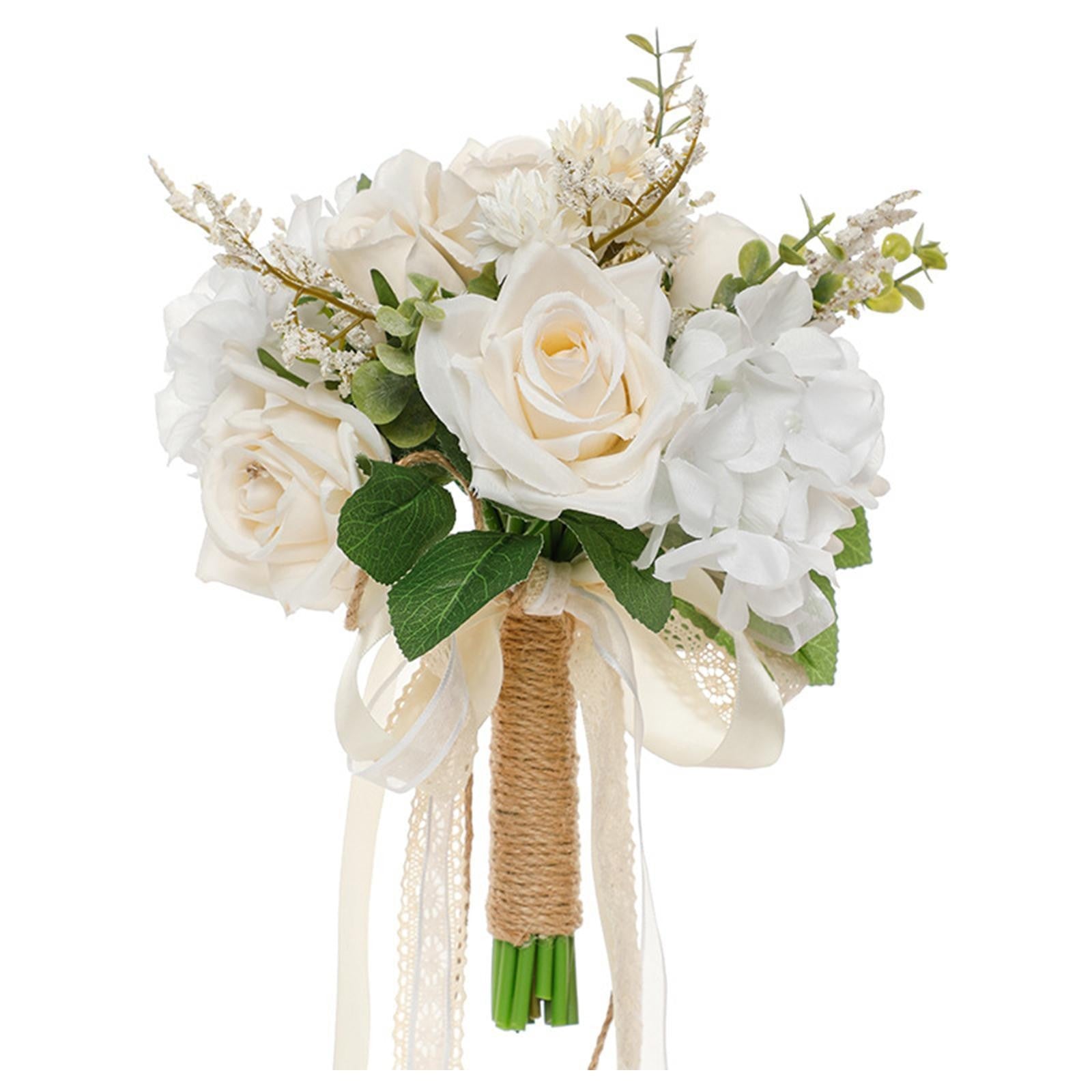 Wedding Bouquet for Bride Bride Holding Bouquet Romantic with Ribbons Bridal