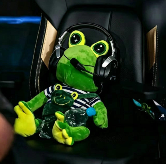 Frog Plush Toy - Donk's Designated Coach Frog Coach Plush Doll