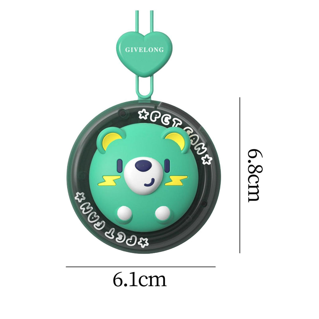 Portable Hanging Neck Cooling Fan Necklace Fan Wearable Adjustable for Indoor.*