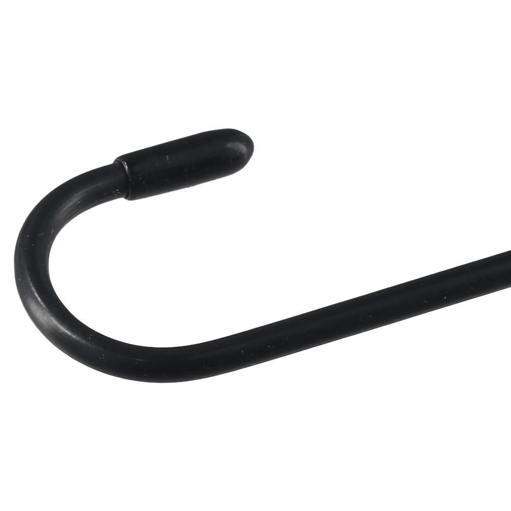 12pcs iron Metal  S Hook Black Heavy Duty S Hooks Vinyl Coated S Hooks  Kitchen