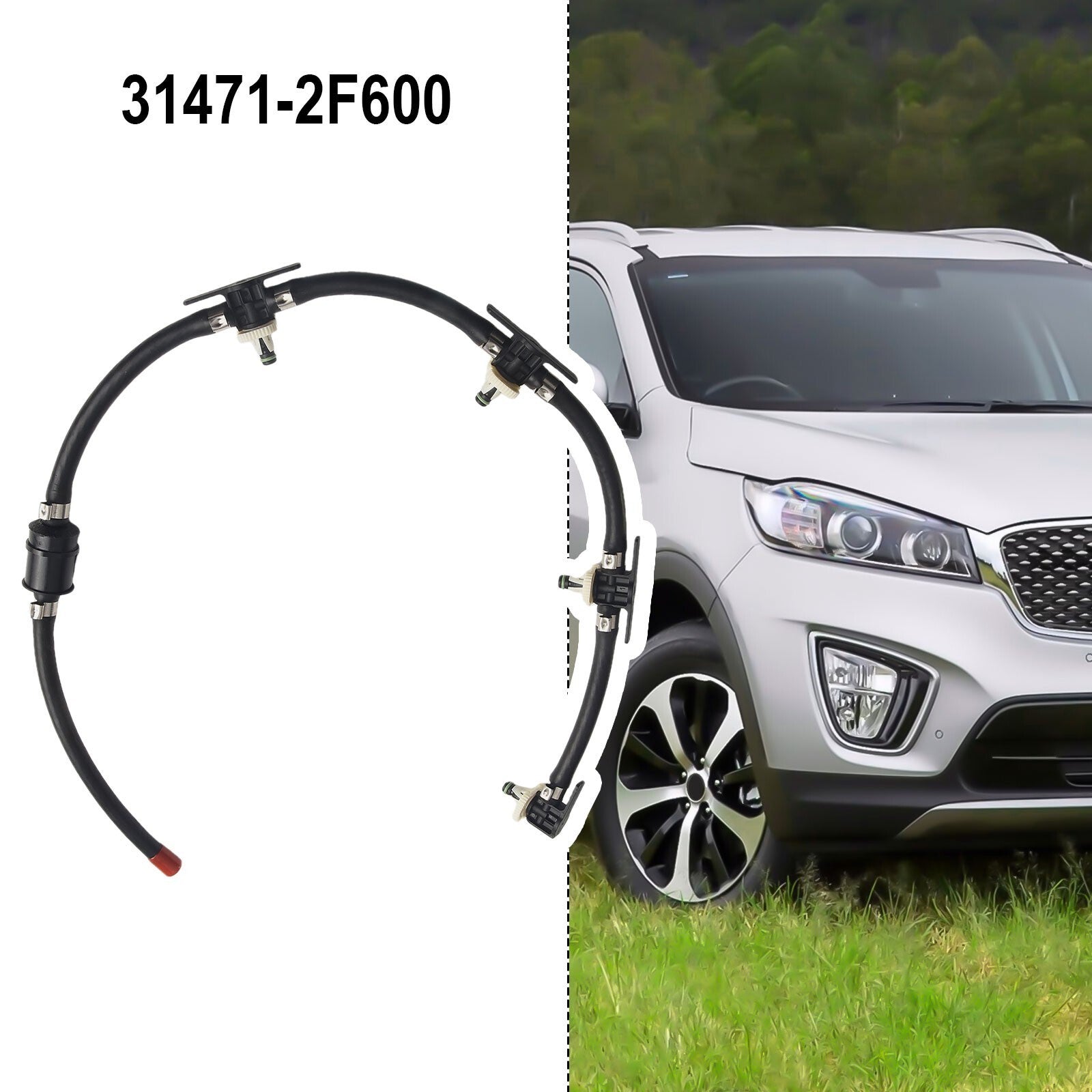 Fuel Return Line Hose For Kia Sorento 2009-2018 2.2 CRDi 31471-2F001 31471-2F600
