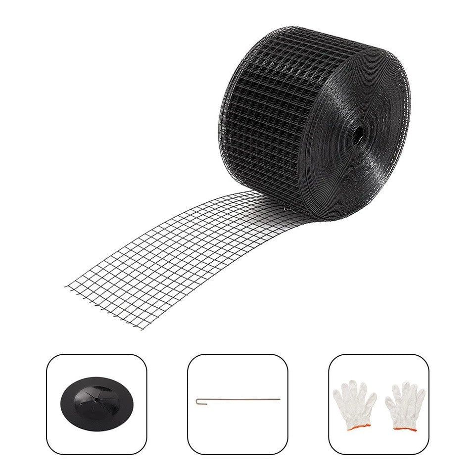 30M Solar Panel Bird Wire Mesh Guard Kit Proofing Pigeons Pest Clips Net Critter