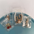 100pcs PVC Plastic Bags Storing Watches Jewelry Pouch Case Bags Regular Size