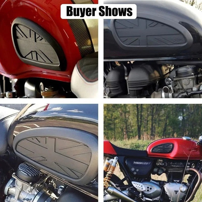 For T100 T120 Universal Tank Pad Fuel Side Tank Stickers Knee Grips Protector