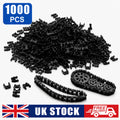 🔥 Black Tank Track Tread Chain Links 3711 1000pcs Building Block Parts🔥