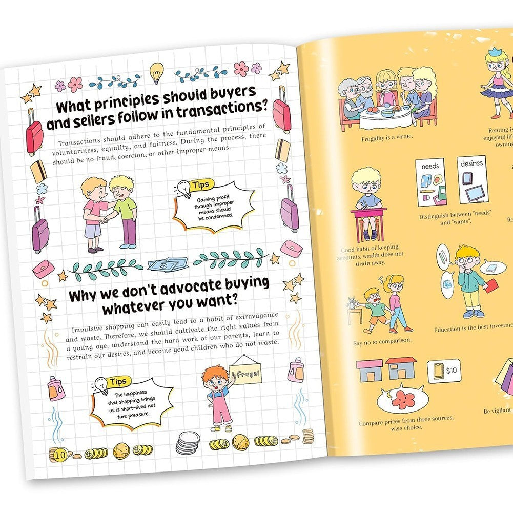 Wonderful Economics Book - Economics Knowledge & Financial Management for Kids