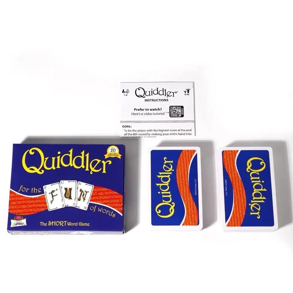 Quiddler Card Game Board Game Entertainment Couples Friends Family