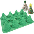 3D Christmas Tree Silicone Cake Chocolate Baking Mold Fondant Candle Soap Mould