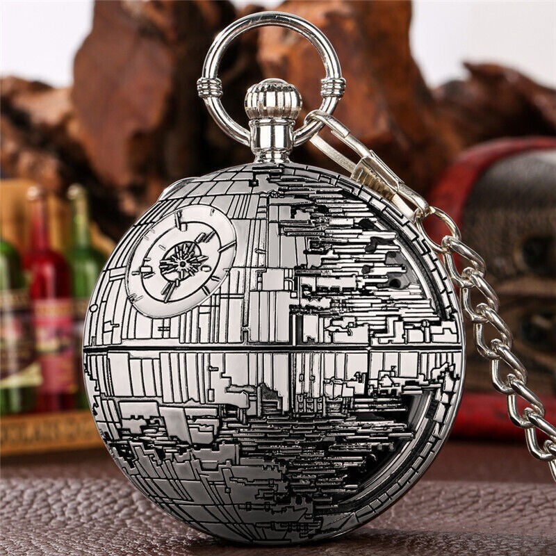 Steampunk Stars Wars Series Musical Pocket Watch Fob Chain Music Watches Gifts