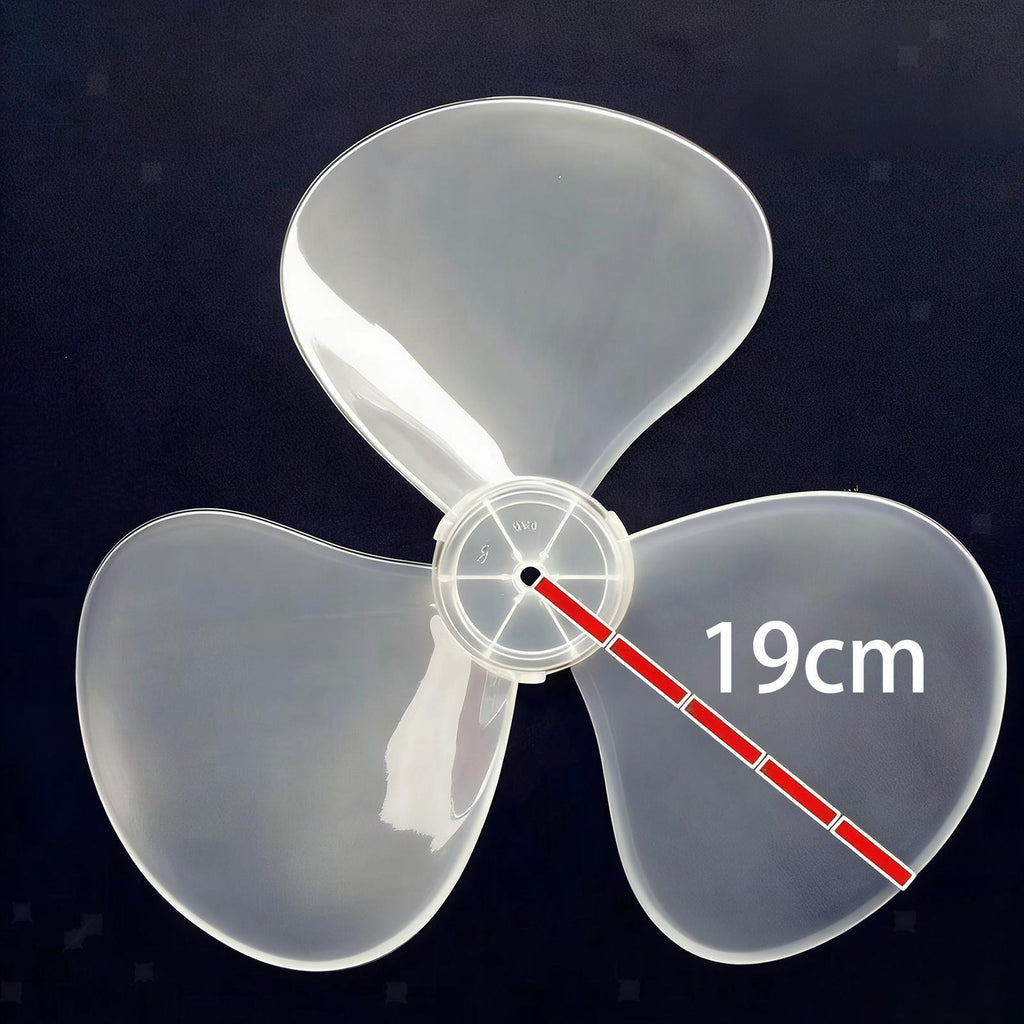 Clear Plastic Universal Replacement Fan Blade Three Blade Design for 16 Inch