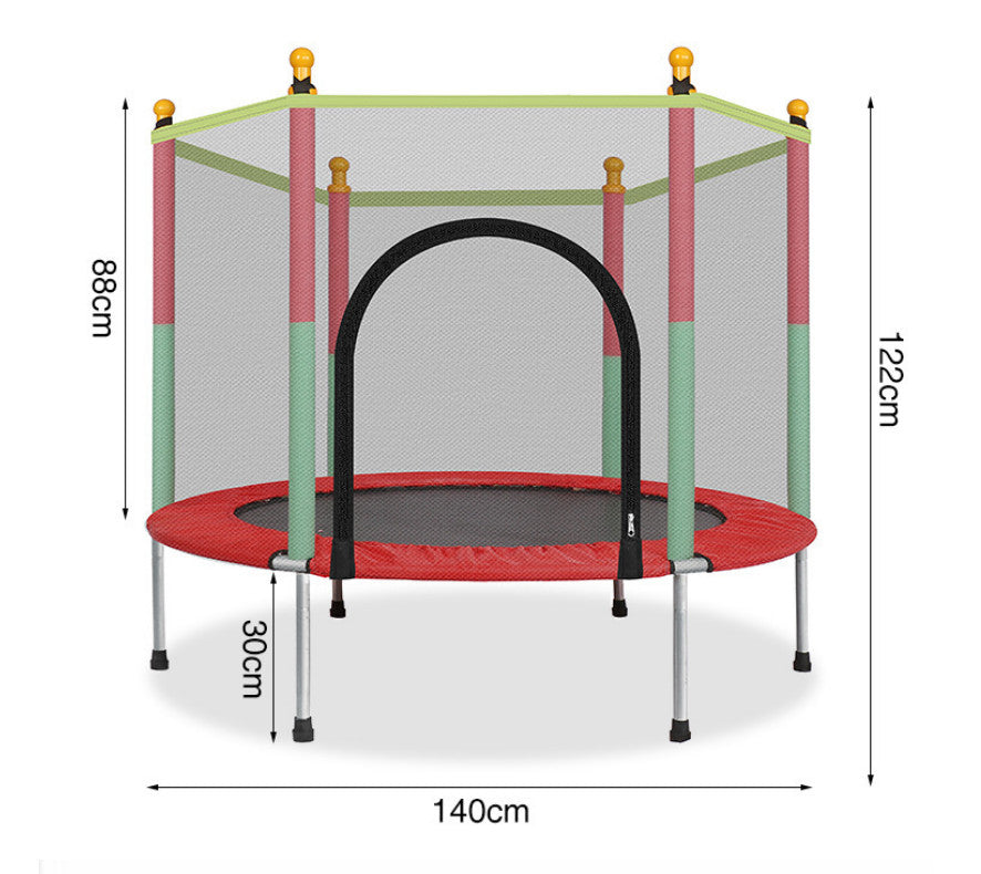 OUTDOOR TRAMPOLINE 5FT WITH SAFETY ENCLOSURE FOR KIDS