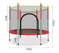 OUTDOOR TRAMPOLINE 5FT WITH SAFETY ENCLOSURE FOR KIDS