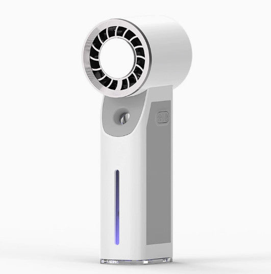 Personal Portable Cooling Fan USB Rechargeable with Ice Pack and Turbo Spray.*