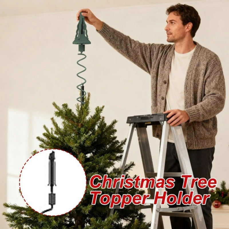Christmas Tree Topper Holder, Twist on Tree Topper Stabilizer, Stable Support